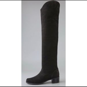 STUART WEITZMAN Over the Knee Suede Leather Boots